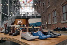 The Fluevog flagship store in Gastown, Vancouver.